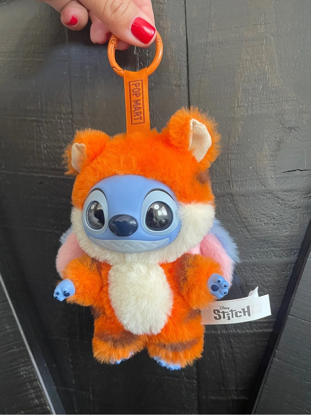 Disney Stitch Tigger Plush Bag Charm Keychain POP MART Blind Box